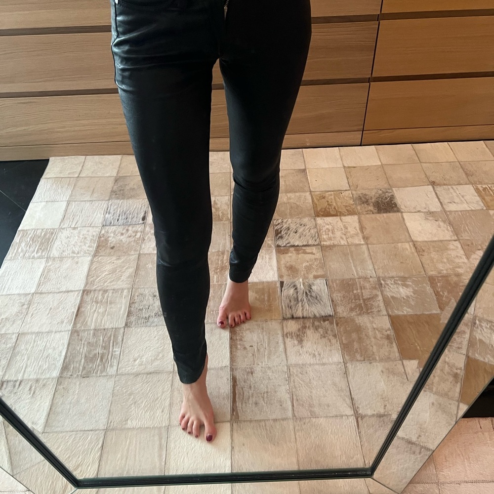 Zadig & Voltaire Black Leather Pants